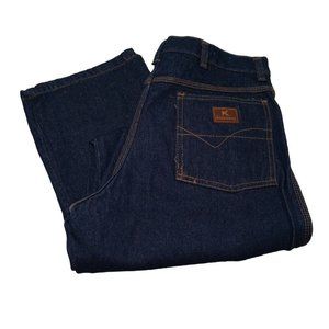 Kolossus Heavy Duty Straight Cut Five Pocket 100% Cotton Work Jeans 32x32